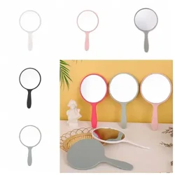 Haltbar Kreativ Makeup Spigel mat Handle Mode Cute Ronn Handheld Spigel Damen Anti-Fall Kosmetesch Tool