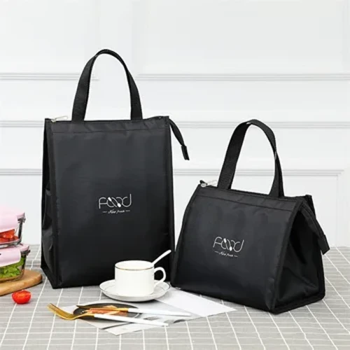 1 Máy Tính Di Động Unisex Ăn Trưa Túi Thực Phẩm Chống Nước Dã Ngoại Túi Đựng Hộp Cơm Trưa Cách Nhiệt Nữ Mát Túi Tươi Bento Túi