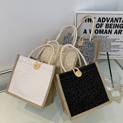 Nā ʻeke ʻaina awakea no nā wahine ʻo Houndstooth ʻeke ʻaina liʻiliʻi liʻiliʻi ʻeke ʻeke meaʻai hoʻopaʻa ʻana i ka ʻeke ʻeke holoʻokoʻa hiki ke hele i waho o Lonchera.