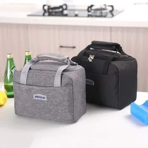 Draagbare lunchtas Nieuwe thermisch geïsoleerde lunchbox Tote Koeler Handtas Bento-zakje Dinercontainer Schoolvoedselopbergzakken