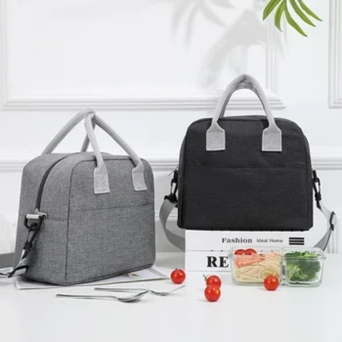 Lunch Bag with Shoulder Strap Handle Cooler Bag Women Portable Food Bag for Work Student Thermal Lunch Box Fridge Bag