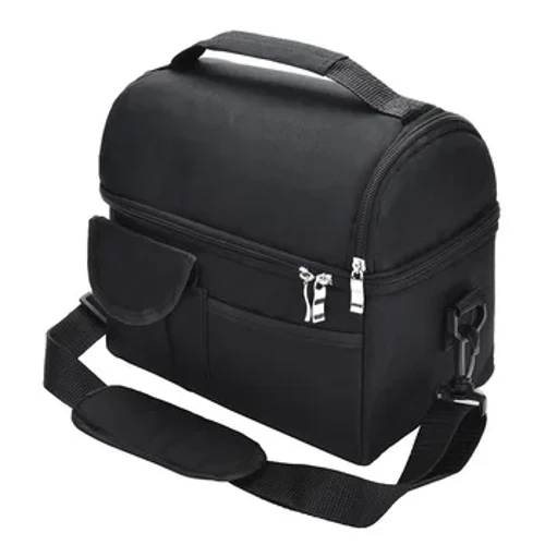 Borsa per il pranzo Borsa termica riutilizzabile isolata Donna Uomo Multifunzionale 8L Dispositivo di raffreddamento e conservazione calda Scatola per il pranzo Impermeabile a tenuta stagna