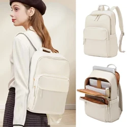 Backpack Gliniadur i Ferched 15.6 modfedd Cyfrifiadur Ciwt Teithio Backpack Pwrs Gwaith dal dwr Bagiau Athrawon Busnes Cariwch ymlaen Backpack