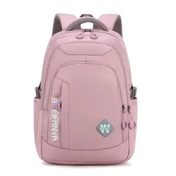 Backpack neilon ar gyfer menywod sydd â chynhwysedd mawr a bag ysgwydd cadarn yn gallu gwrthsefyll dŵr