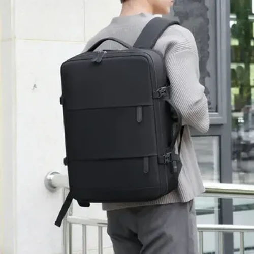 Backpack Ysgwydd Dwbl Busnes Rhydychen Arddull Dynion Achlysurol Capasiti Mawr Awyr Agored Comudwr Bag Cyfrifiadurol Backpack