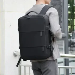 Backpack Ysgwydd Dwbl Busnes Rhydychen Arddull Dynion Achlysurol Capasiti Mawr Awyr Agored Comudwr Bag Cyfrifiadurol Backpack