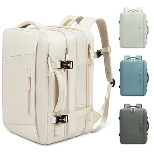Viagem Backpack Men Mulheres expandiram Backpachas de Laptop de Bolsa de Balcha de Grande Capacidade