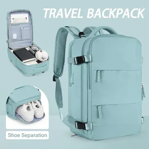 Backpack Taistil Móra Likros d'Fhir Mná Glúine Backpack Mála Glúine 14 Orlach le haghaidh Obair Scoile Backpack Gnó Frith-Goid 35L