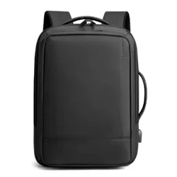 Men's Large Capacity Business Backpack Logo Customizable Double Shoulder Bag Multi-functional Student Bookbag