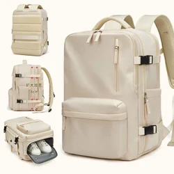 35L cestovní batoh pro ženy, notebook Business batohy Multifunkční USB nabíjecí Mochila školní taška na zavazadla s kapsou na boty