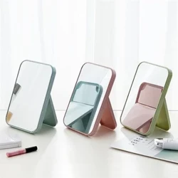 Klappt Makeup Spiegel Héich Qualitéit Portable Makeup Spigel Single-Side Creative Women Solid Color Makeup Mirror