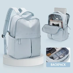 Rucsac pentru laptop pentru femei 15,6 inchi Rucsac pentru computer pentru călătorii, pentru colegiu, pentru călătorii, cu port USB, rucsac casual pentru profesor asistent