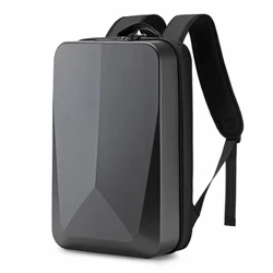 Mála Gnó Glúine 17" na bhFear Pacáiste Uiscedhíonach TSA Frith-Ghoid Pacáiste Cearrbhachais Blaosc Crua Inleathnaithe Muirear USB Mála Só Man