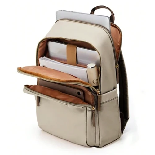 Backpack Capasiti Mawr Syml Newydd Merched Teithio Athro Busnes Backpack Laptop Bag Ysgwydd Merch Ysgol Myfyriwr Backpack Pwrs