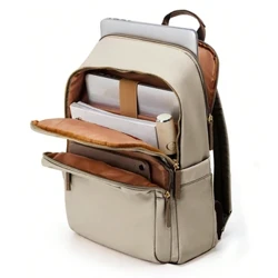 Backpack Capasiti Mawr Syml Newydd Merched Teithio Athro Busnes Backpack Laptop Bag Ysgwydd Merch Ysgol Myfyriwr Backpack Pwrs