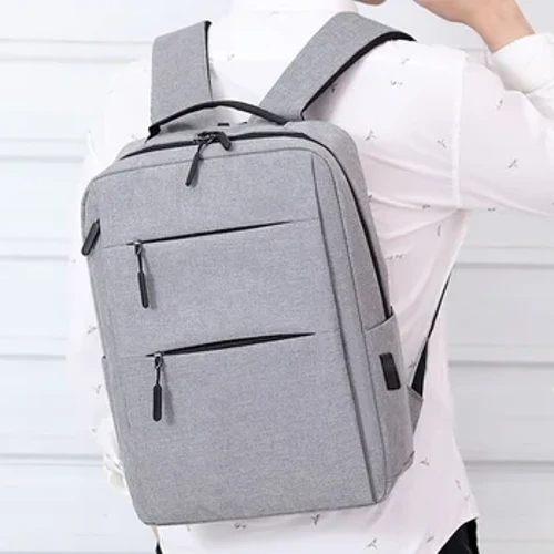 Poschen Fir Männlech Business Laptop Männer Rucksak Multifunktionnelle Waasserdicht Rucksak USB Opluedstéck Bagpack Nylon Casual Rucksak