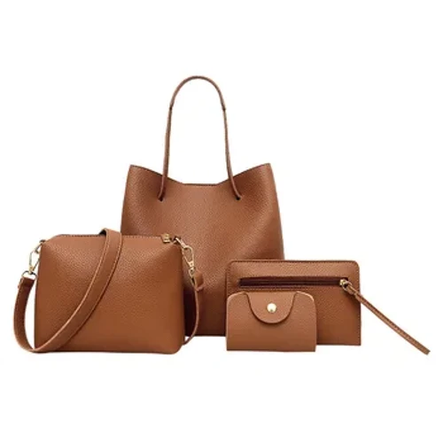 Bolsa feminina com aba composta diária, bolsa feminina com bolso com zíper conversível, bolsa de ombro para mulheres