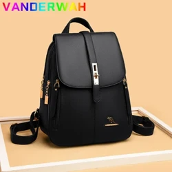 2022 Chính Hãng Nữ Da Ba Lô Đeo Vai Nữ Ba Lô Du Lịch Nữ Có Túi Mochilas Trường Túi Cho Bé Gái
