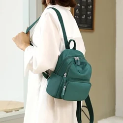 Neie Héichqualitéit Waasserdicht Nylon Stoff Damen Rucksak Moud Mini Shopping Rucksak Klengbeutel Damen Schëllerbeutel