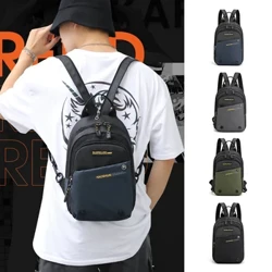 Kis nylon hátizsák hátizsák Férfi Katonai alkalmi utazási Férfi Messenger Cross Body mellkasi táskák Napizsák