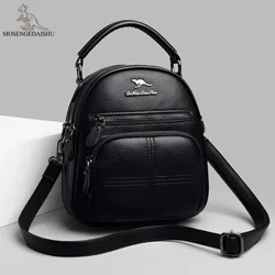 Multifunction Damen Rucksak Berühmte Mark Mini Bookbag Luxus Schoultasche fir Meedercher Héich Qualitéit Lieder Crossbody Schëllerbeutel