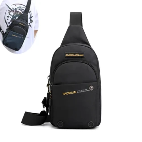 Erkekler kiçi haçly sumka sling egin sandyk paketi Harby syýahat Naýlon Erkek Sling Rucksack Side Messenger Crossbody sumkalary