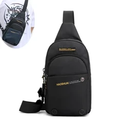 Männer Mini Cross Rucksak Sling Schëller Këscht Bag Pack Militär Rees Nylon Männlech Sling Rucksack Side Messenger Crossbody Bags