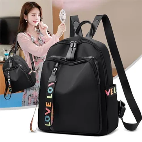 Mochila escolar a la moda, resistente al agua, antirrobo, duradera, de tela Oxford, correas ajustables ligeras para mujer, mochila para estudiantes adolescentes
