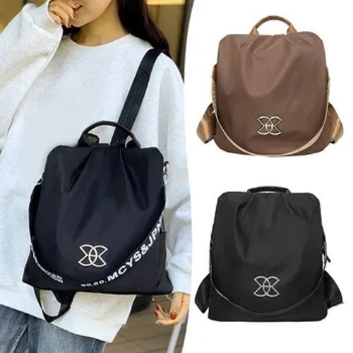 2024 Isikhwama Esinoziphu Esilula Esilula Sokulwa Nokweba I-Multi-Purpose Bag Causal Umthamo Omkhulu Ubhaka Ophathekayo Wabesifazane Mochilas