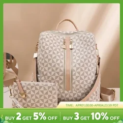 Tối Giản In Hình Túi Đeo Vai Kết Hợp Công Suất Lớn Retro Ba Lô Chống Trộm Đa Năng Túi Du Lịch Giải Trí