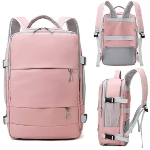 Backpack Teithio Menywod Cynhwysedd Mawr Bag Diwrnod Pecyn Dydd Achlysurol Gwrth-ladrad Gwrth-ddŵr gyda strap bagiau a bagiau cefn porthladd codi tâl USB