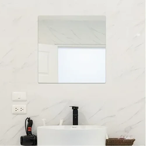 20/30Cm Linh Hoạt Gương Tờ Tự Dính Không Kính Nhựa Ngói Gương Dán Tường Phòng Khách Phòng Tắm Trang Trí Nhà