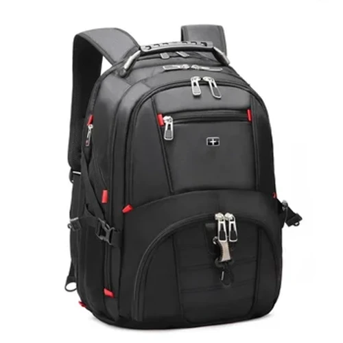Uly kuwwatly erkek sumka moda syýahat köp funksiýaly USB zarýad beriji suw geçirmeýän ogurlyga garşy 17 inç noutbuk sumkasy