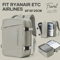 “Likros” syýahat sumkasy kabinasy sumkasy 40x20x25 “Ryanair” uçuş sumkasy, aýal erkekler üçin giňeldilen ogurlyga garşy noutbuk sumkasy