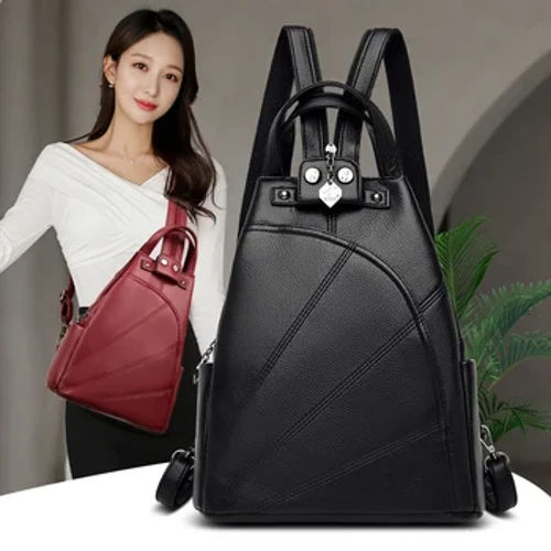 2023 Merched Newydd gwrth-ddŵr Bagiau Backpacks Lledr Gwrth-ladrad Bagiau Ar gyfer Merched Bag Ysgwydd Benywaidd Multifunction Backpack Teithio Mochilas