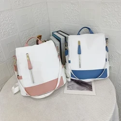 Backpack Merched Gwead Gwrth-ladrad Meddal Ffasiynol Capasiti mawr gwrth-ddŵr Gwisgo Bagiau llaw teithio menywod sy'n gwrthsefyll arddull KoreanStyle
