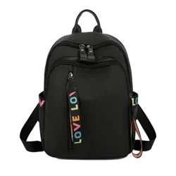 Bag Ysgol Ffasiwn Bag Ysgol Gwrth-ddŵr Gwrth-ladrad Gwydn Brethyn Rhydychen Strapiau Ysgafn Addasadwy Ar Gyfer Becyn Myfyriwr Merched yn ei Arddegau