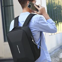 Cynhwysedd Mawr Backpack Dynion Cyfrinair Ysgafn Achlysurol Clo Bag Teithio Gwrth-ddŵr Bag Gliniadur Gwrth-ladrad 16 modfedd