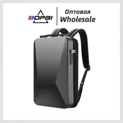 Backpack Laptop E-Chwaraeon BOPAI 17.3Inch Backpack Bag gwrth-ladrad gwrth-ddŵr Coleg Backpack USB Codi Tâl Dynion Teithio Pecyn Hapchwarae
