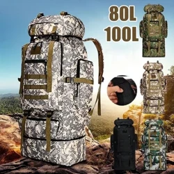 ato a'e mauga 80L/100L ato a'e Military tactical ato ato faafafa lapopoa i fafo savaliga tolauapi ato malaga