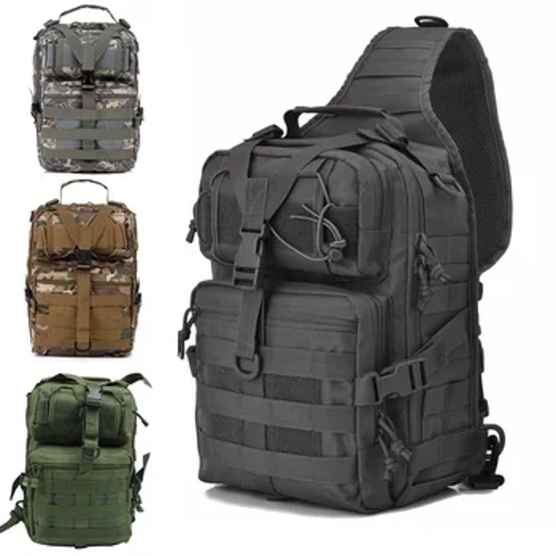 Військовий рюкзак Tactical Assault Pack Crossbody Sling Bag Водонепроникний рюкзак Bag Outdoor Touring Camping Pack Чоловіча сумка через плече
