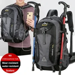 Backpack Dynion Newydd Nylon Waterproof Achlysurol Teithio Awyr Agored Backpack Merched Heicio Gwersylla Mynydda Bagiau Chwaraeon Ieuenctid Bagiau
