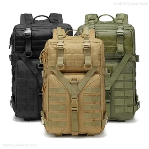 YUNFANG Military Tactical Backpack Large Capacity 45-55LMolle Assault Backpack Κατάλληλο για υπαίθρια αθλήματα ψαρέματος κάμπινγκ