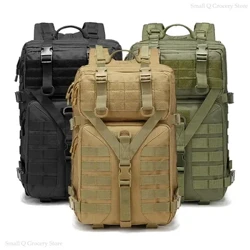 YUNFANG Military Tactical Backpack Large Capacity 45-55LMolle Assault Backpack Suitable for Outdoor Camping Fishing Sports
