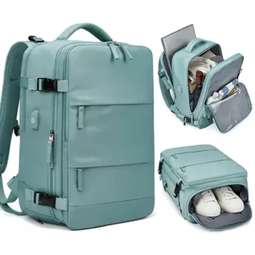 Sac à dos de voyage multifonctionnel classique pour femmes, sac à dos pour ordinateur portable en Nylon pour hommes avec compartiment à chaussures, sac à dos de randonnée en plein air pour femmes