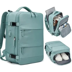 Cổ điển Đa Năng Du Lịch Ba Lô Nữ Nylon Ba Lô Laptop Túi Nam có Ngăn Đựng Giày Đi Bộ Đường Dài Ngoài Trời Ba Lô Nữ