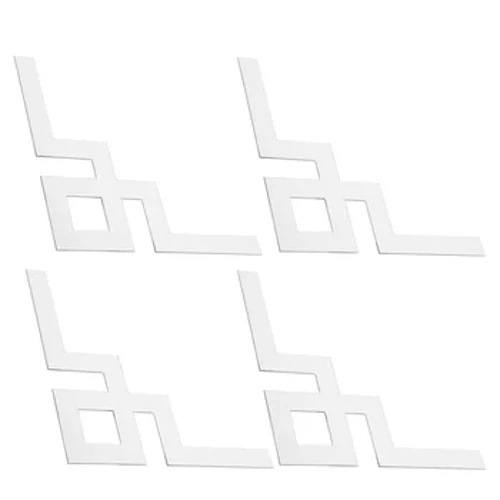 Auto -adeziv decorativ unic creativ creativ colț oglindă oglindă de perete oglindă oglindă autocolant oglindă decor pentru decor