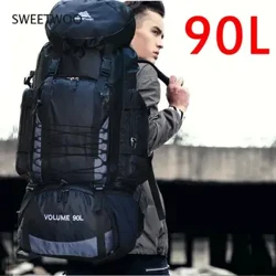 90L 50L Syýahat sumkasy Kemping sumkasy Pyýada goşuna dyrmaşmak sumkalary Trekking alpinizm Moçila Uly kuwwatly sport sumkasy Xa857Wa