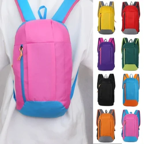 Backpack Chwaraeon Awyr Agored Bag Campfa Bach Ffitrwydd Awyr Agored Marchogaeth Bag Ysgwydd Lliw Oxford Cloth Backpack