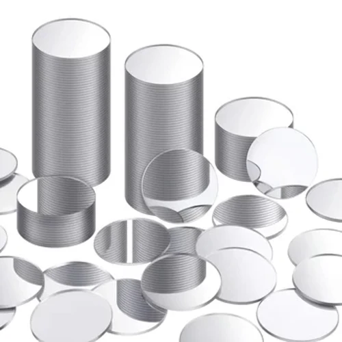 3D Acrylic 100 Miếng 2X2Cm Gương Dán Tường Hình Tròn Trung Tâm Chấm Dán Tường Dán Cho Tiệc Cưới trang Trí